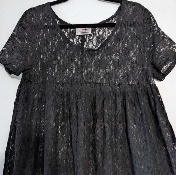 Vintage Lace Babydoll Dress - Picture 2 of 7
